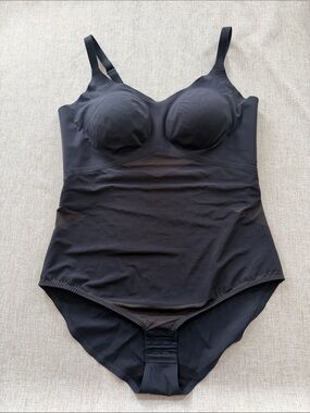 Honeylove Cami Bodysuit Womens size 3X compression black shaping shapewear